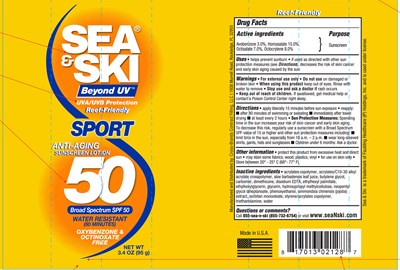 Sea&amp;ski Spf 50 Sport Lotion (Sea   Ski Sport Spf 50 3.4 Tube Flat)